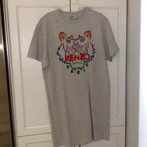 KENZO gray T-shirt dress